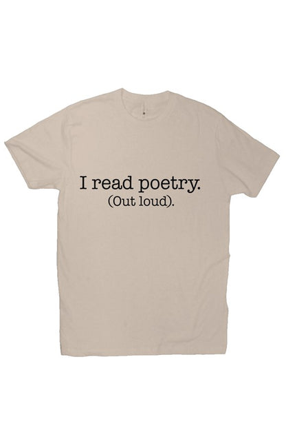 I read poetry (out loud) - Next Level Premium Crew